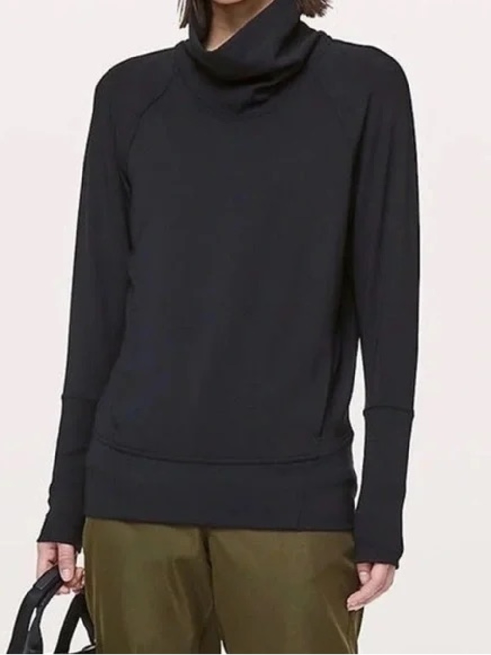 lululemon athletica Black Men's Turtleneck Sweater
